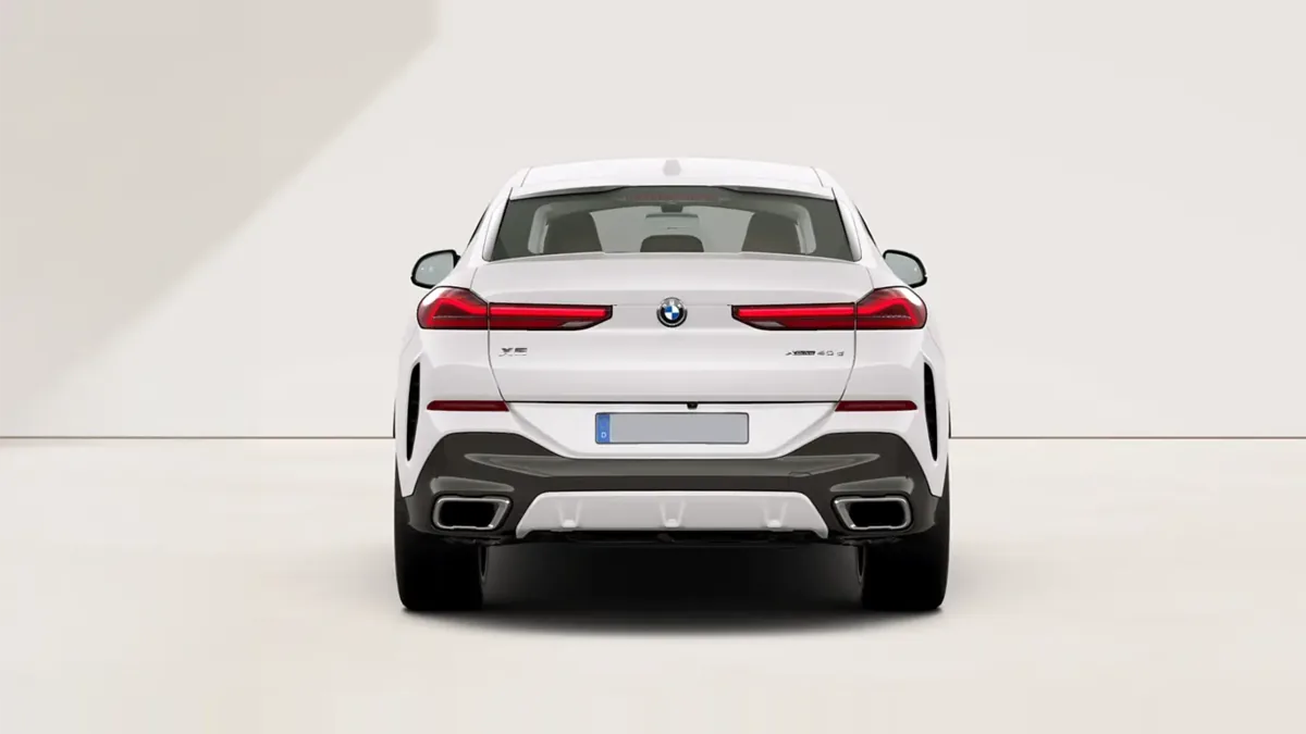 BMW X6 xDrive 40d M Sport en renting para particulares en Sevilla — Trasera