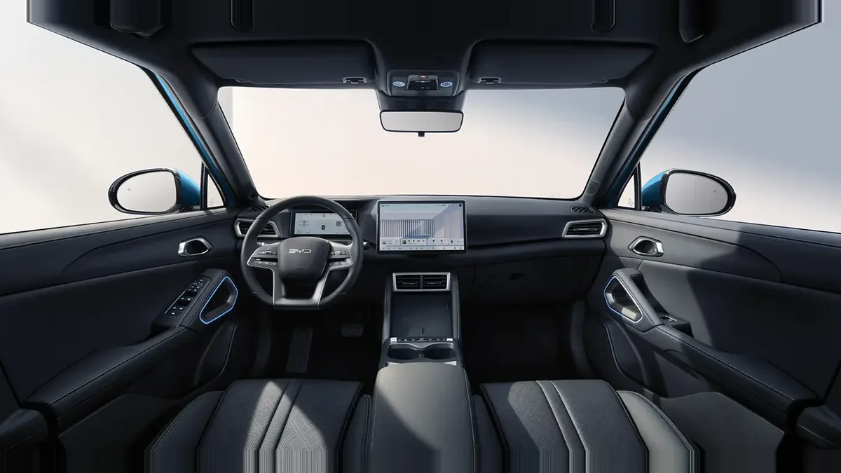 BYD ATTO 2 DM-i Boost en renting para particulares en Sevilla — Interior