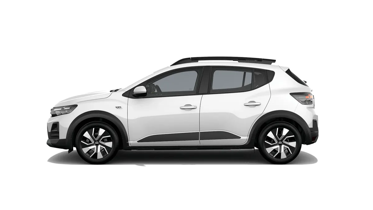 Dacia Sandero Stepway Expression ECO-G 120 AT en renting para particulares en Sevilla — Lateral