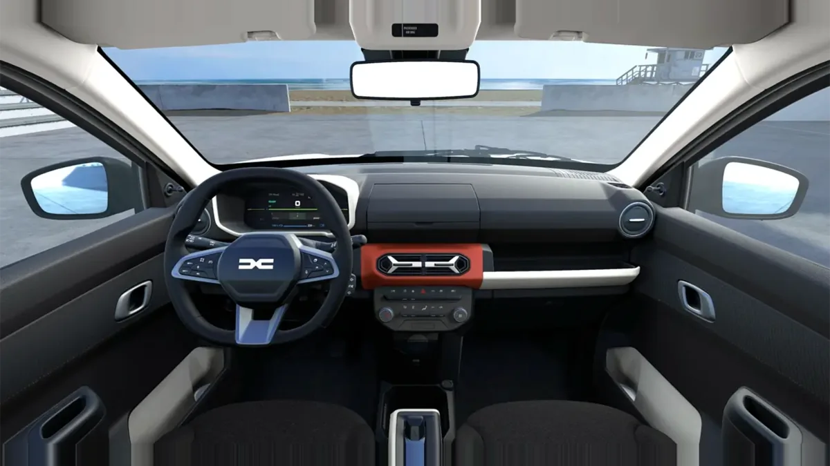 Dacia Spring Expression Electric 33kW (45CV) en renting para particulares en Sevilla — Delantera