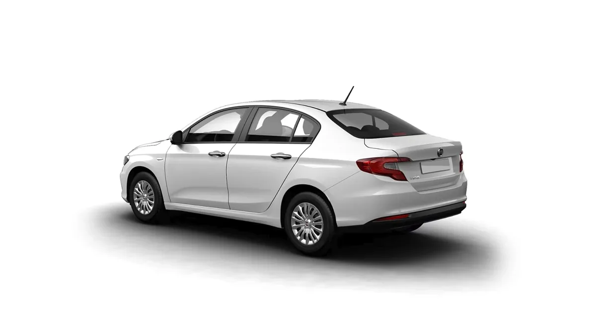 Fiat Tipo Sedán 1.6 Diésel 96kW (130CV) en renting para particulares en Sevilla — Trasera