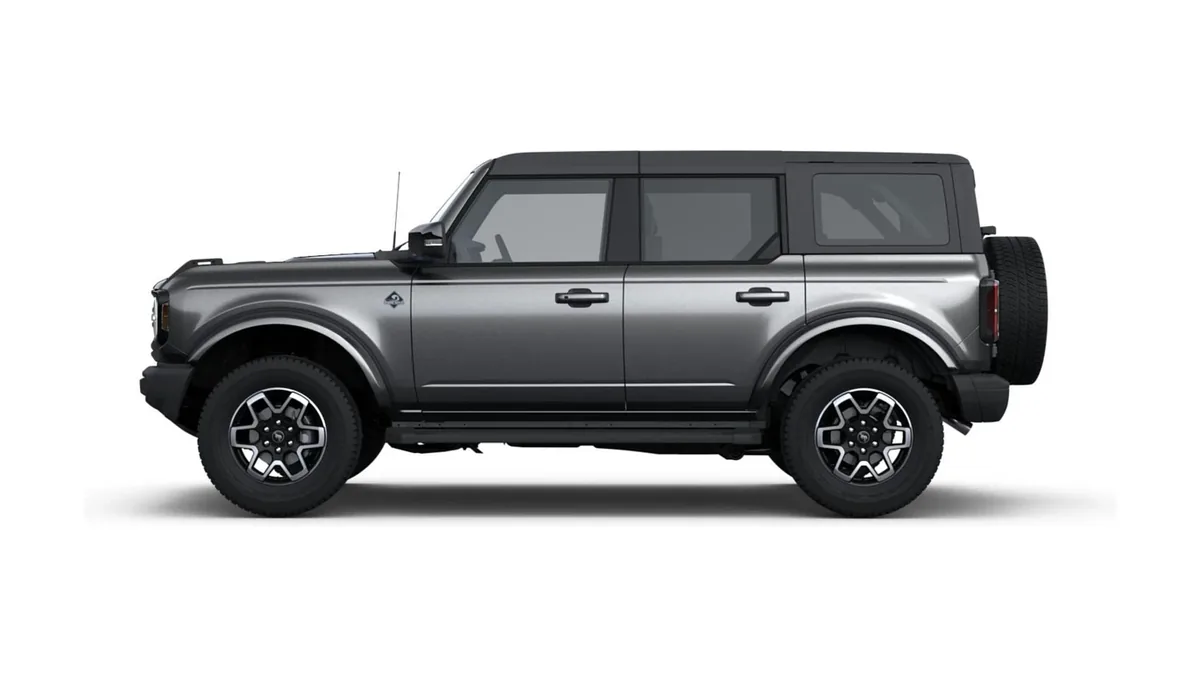 Ford Bronco Outer Banks 2.7 Ecoboost 335CV Automático 4x4 en renting para particulares en Sevilla — Lateral