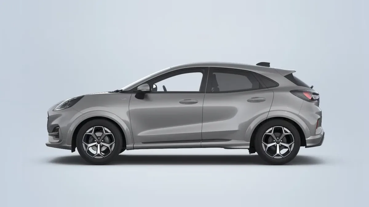 Ford Puma 1.0 EcoBoost MHEV ST-Line 125 en renting para particulares en Sevilla — Lateral