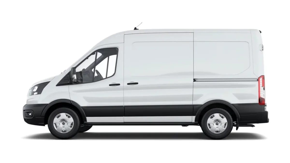 Ford TRANSIT 350 L2 Trend N1 EcoBlue 96kW FWD en renting para particulares en Sevilla — Lateral