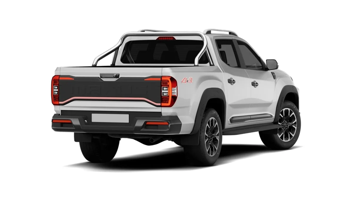 Maxus T60 MAX 4WD 215CV en renting para particulares en Sevilla — Lateral