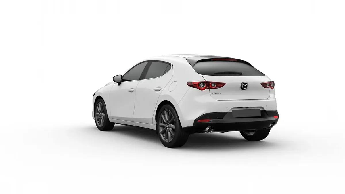 Mazda 3 2.5L e-Skyactiv G MHEV 140CV 6AT Centre-Line en renting para particulares en Sevilla — Lateral