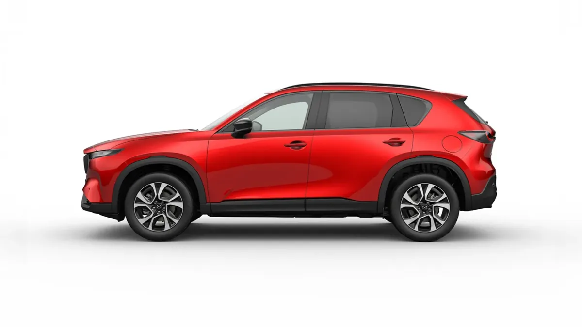 Mazda CX-5 2.5 e-Skyactiv-G MHEV 141cv Centre-Line FWD en renting para particulares en Sevilla — Lateral