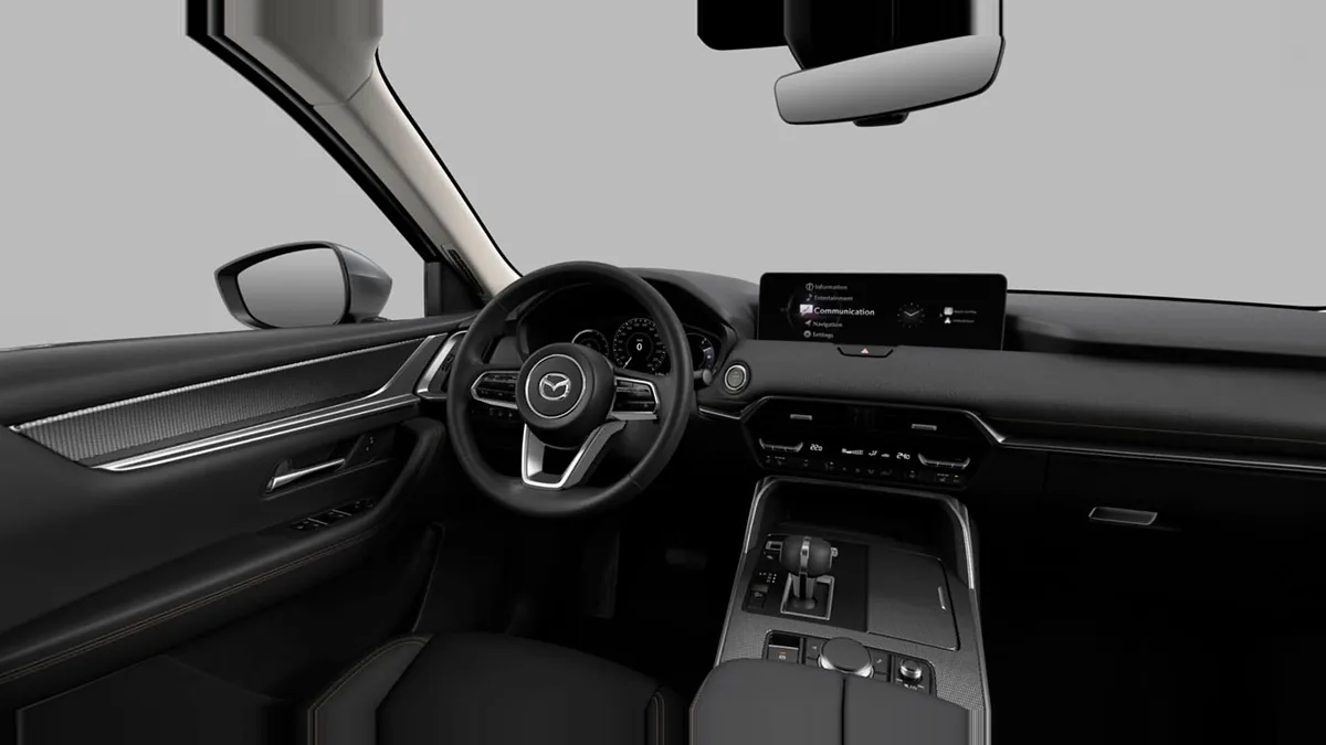 Mazda CX-60 e-Skyactiv D MHEV 147kW RWD 8AT Exclus.-Line en renting para particulares en Sevilla — Delantera