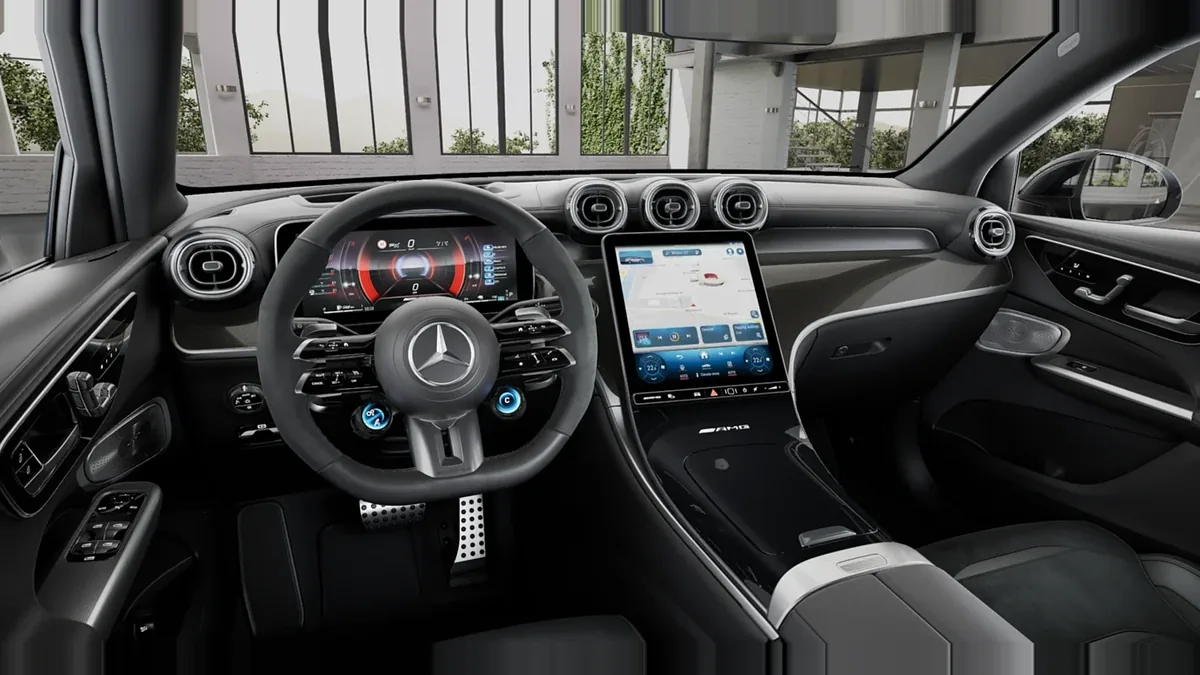 Mercedes-AMG GLC Coupé 63 S E Performance en renting para particulares en Sevilla — Delantera