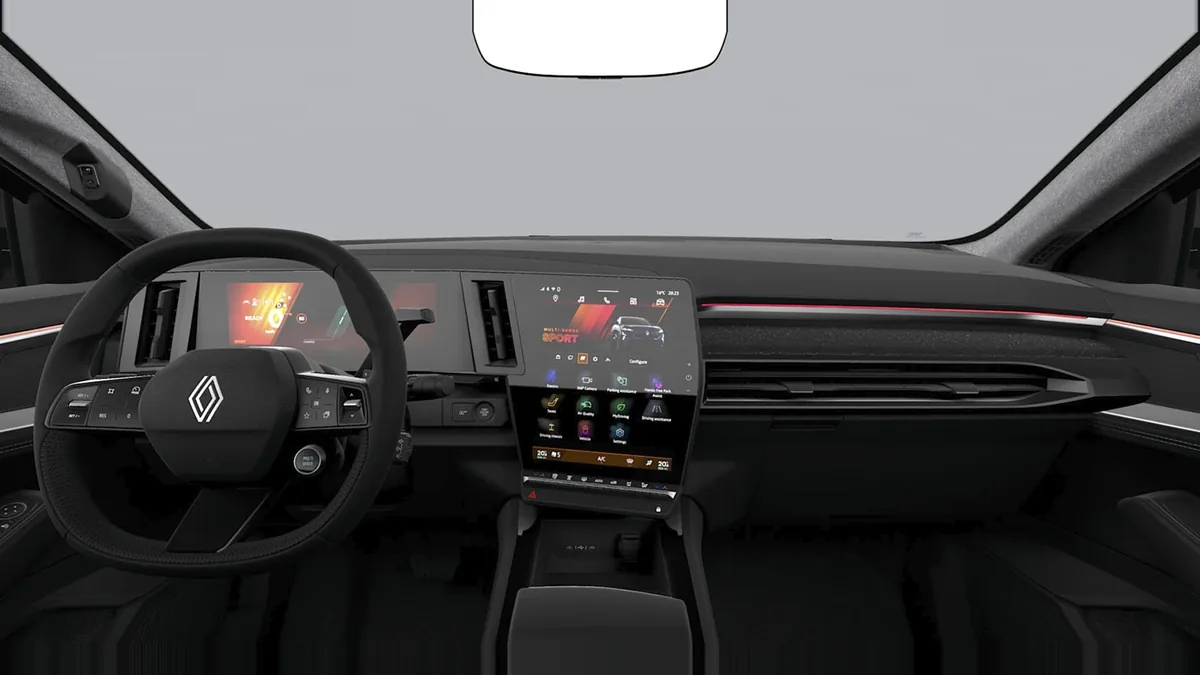 Renault RAFALE TECHNO E-TECH FULL HYBRID 200CV en renting para particulares en Sevilla — Delantera